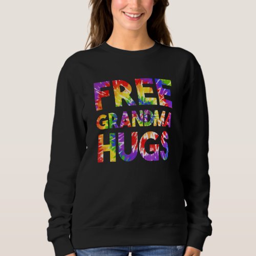 Free Grandma Hugs Coming Out Gay Pride Lgbt Stuff  Sweatshirt