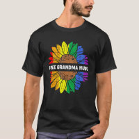 Free Grandma Hugs Lgbt Daisy Rainbow Flower Hippie