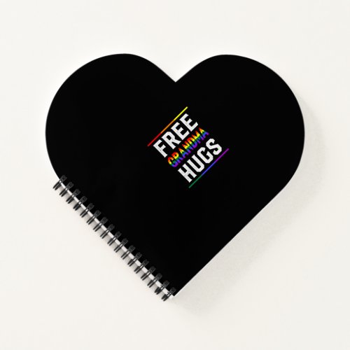 Free Grandma Hugs Lgbt Notebook