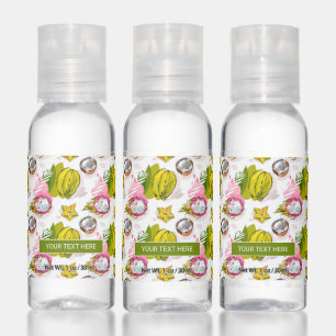 Free Hand Textured Fruit Pattern Hand Sanitizer