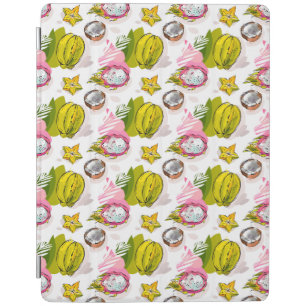 Free Hand Textured Fruit Pattern iPad Smart Cover