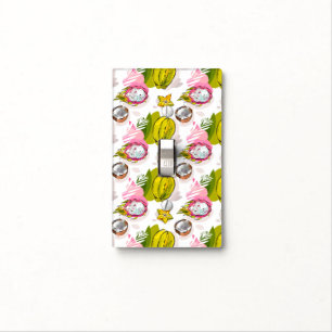 Free Hand Textured Fruit Pattern Light Switch Cover