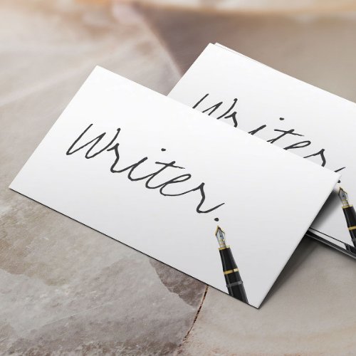 Free Handwriting Script Writer Business Card
