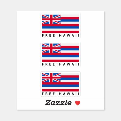 Free Hawaii Pack Sticker