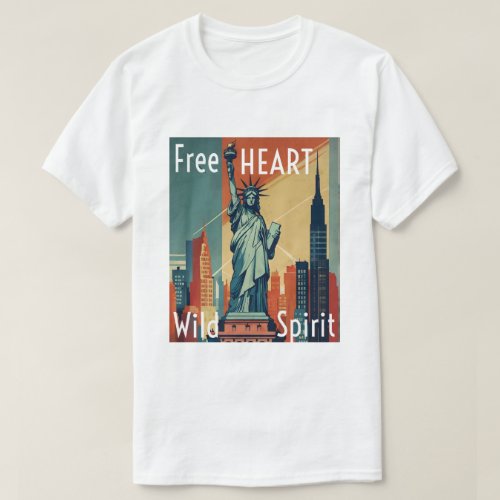 Free Heart Wild spirit  T_Shirt