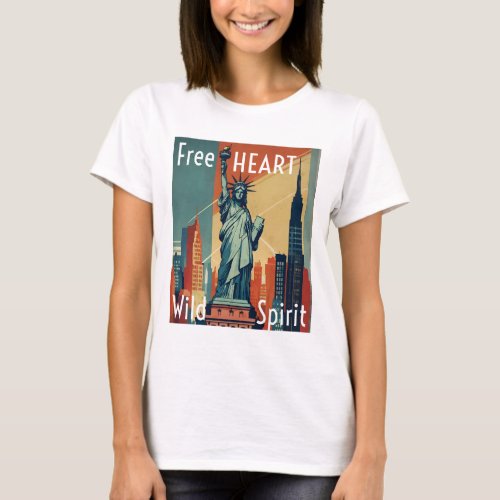 Free Heart Wild spirit T_Shirt