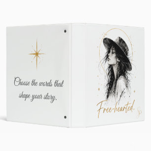 Free-hearted. Special Edition Boho Custom Binder