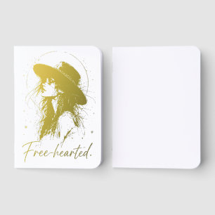 Free-hearted. Special Edition Boho Custom Journal