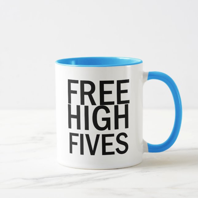 Free High Fives Mug (Right)