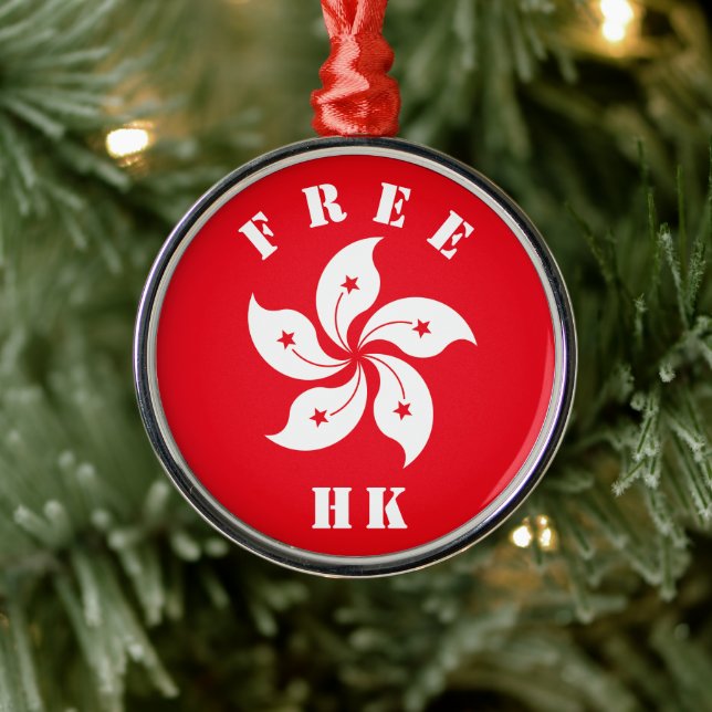 Free HK Metal Ornament (Tree)