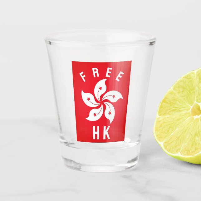 Free HK Shot Glass (Front)