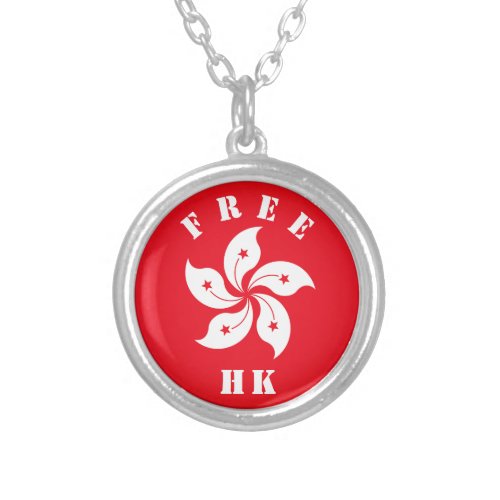 Free HK Silver Plated Necklace