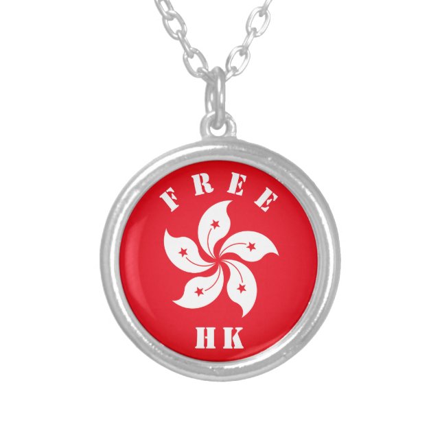 Free HK Silver Plated Necklace (Front)