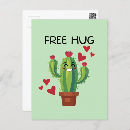 Free Hug Postcard