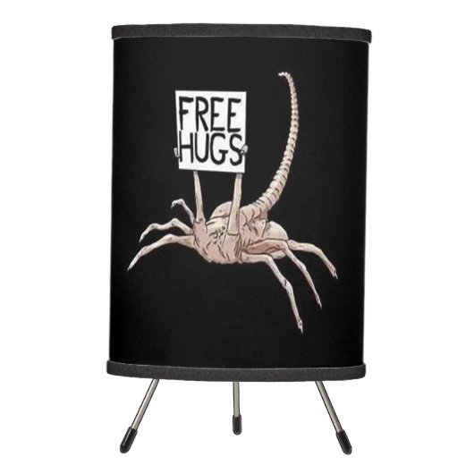 Free Hugs Alien Tripod Lamp (Front)
