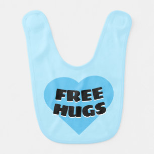 Free Hugs Baby Bib
