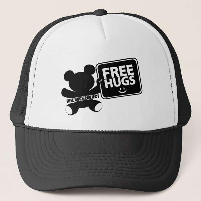Free Hugs Bear Trucker Hat (Front)
