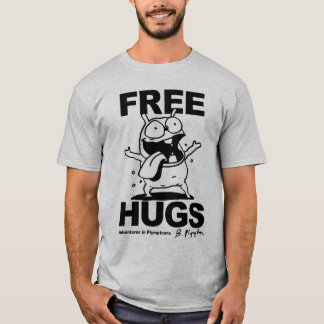 "Free Hugs" Bill Plympton Dog shirt