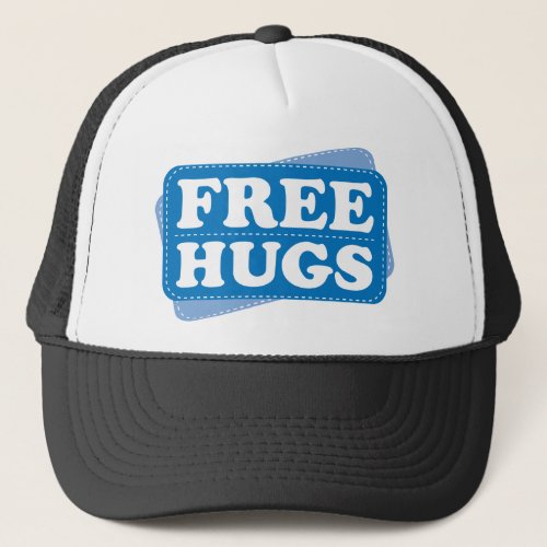 Free Hugs _ Blue Trucker Hat