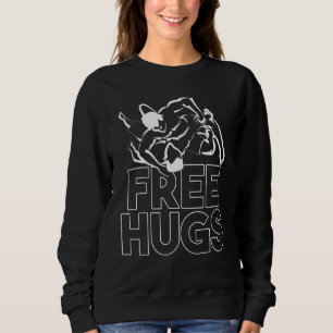 Free Hugs Brazilian Jiu Jitsu Mma Bjj Sweatshirt