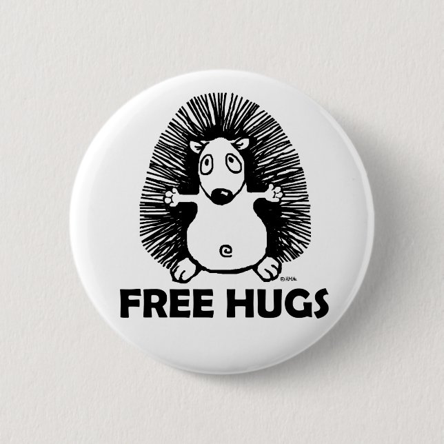 Free hugs button (Front)