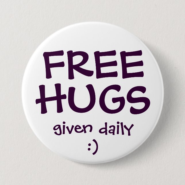 FREE HUGS BUTTON (Front)