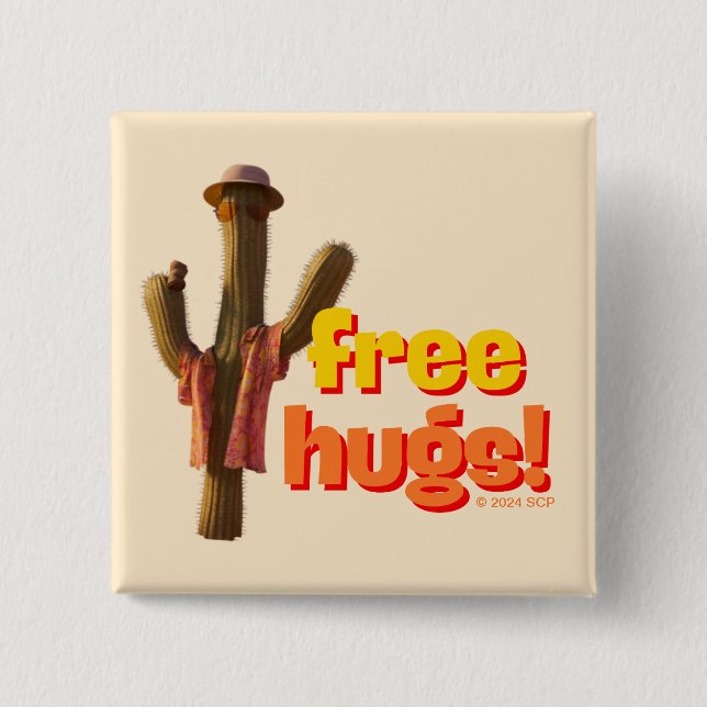 Free Hugs! Button (Front)