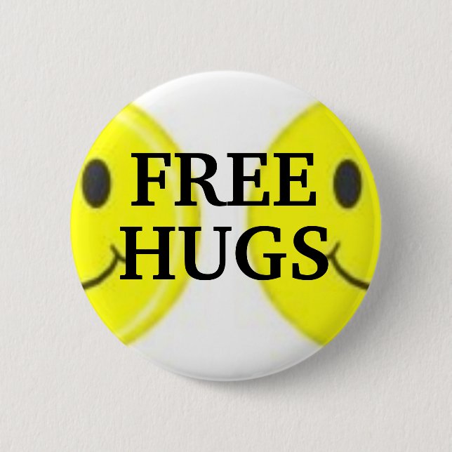, FREE, HUGS BUTTON (Front)