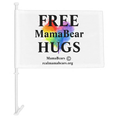 Free Hugs Car Flag