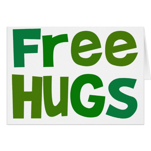 Free Hugs Cards (Front Horizontal)