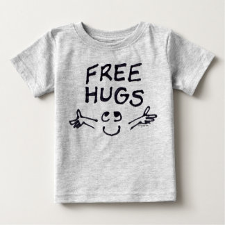 Free Hugs Cute Cartoon Baby Baby T-Shirt