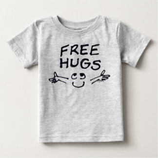 Free Hugs Cute Cartoon Baby T-Shirt