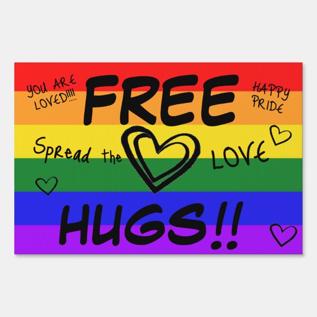 Free Hugs Event Sign (Front)