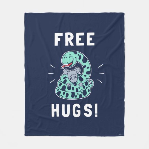 Free Hugs Fleece Blanket