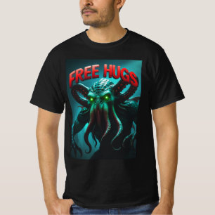 FREE HUGS (From Your New God) Cthulhu T-Shirt