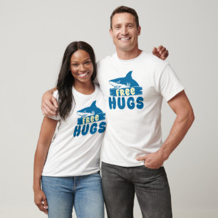 Free Hugs, Funny Shark T-Shirt