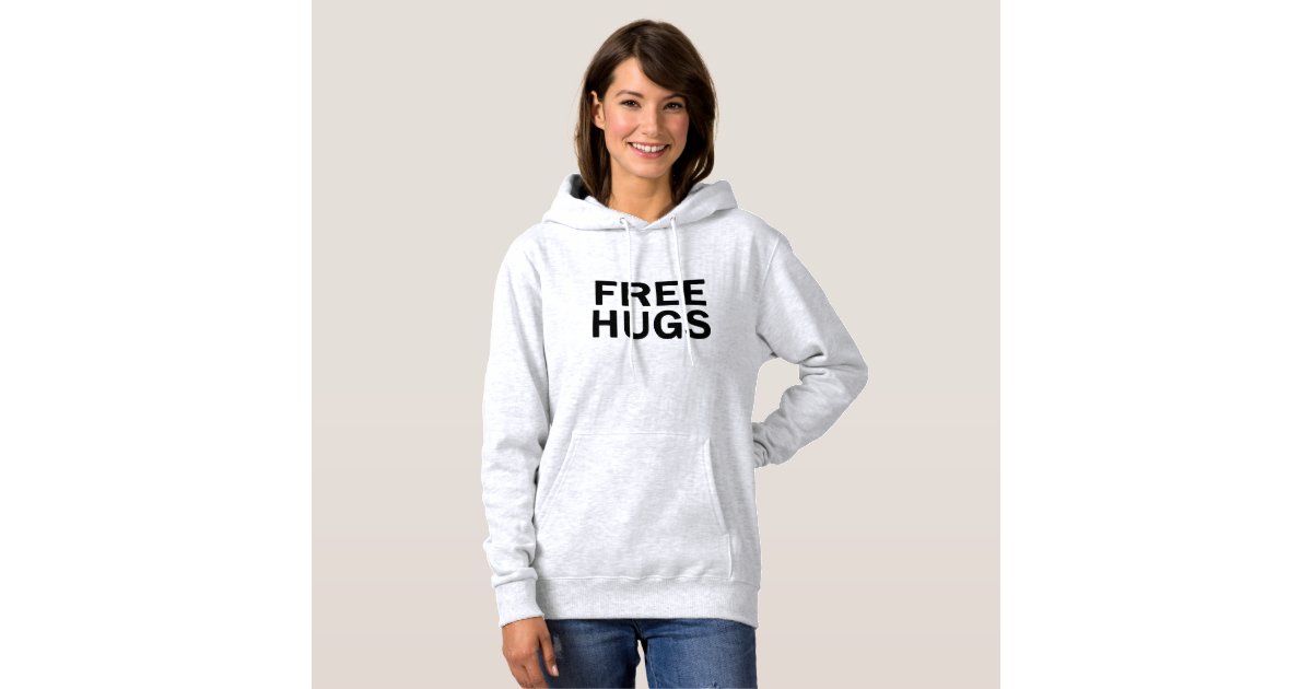 Free Hugs Hoodie Sweatshirt - Women's Official | Zazzle