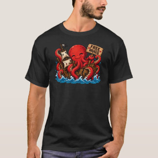 Free Hugs Kraken! Cute DND Sea Monster T-Shirt