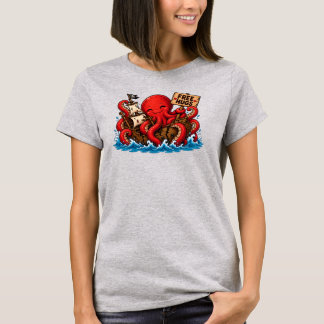Free Hugs Kraken! Cute DND Sea Monster T-Shirt