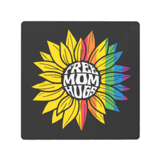 Free hugs! metal print