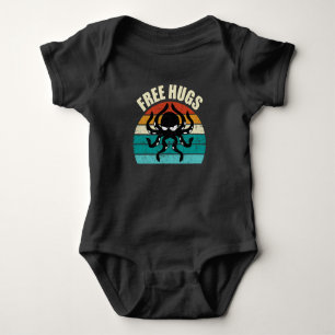 "Free Hugs" Octopus Baby - Cute Cephalopod Baby Bodysuit