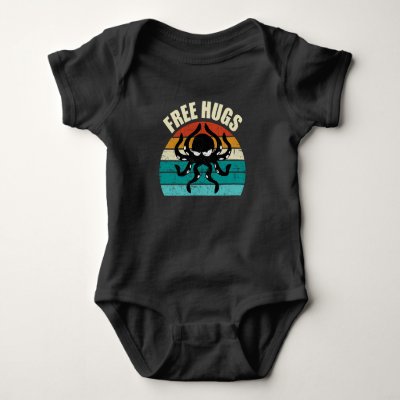  &quot;Free Hugs&quot; Octopus Baby - Cute Cephalopod Baby Bodysuit