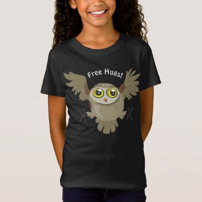 Free Hugs! Owl kid's tee (Front)