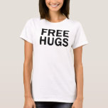 Free Hugs Performance V Neck - Women&#39;s Official T-shirt at Zazzle