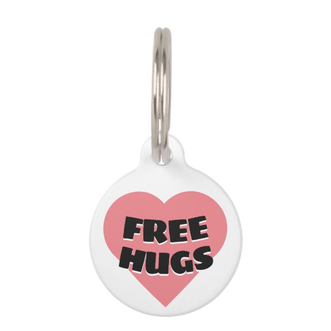 Free Hugs Pet ID Tag (Front)