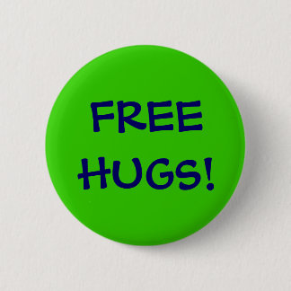 FREE HUGS! PINBACK BUTTON