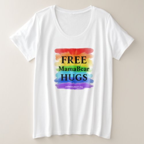 Free Hugs Plus Size T_shirt