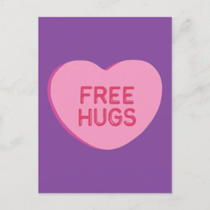 Free Hugs Postcard