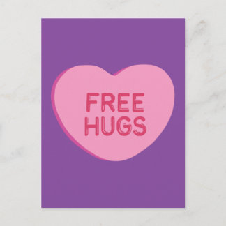 Free Hugs Postcard