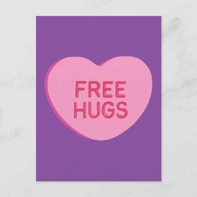 Free Hugs Postcard (Front)